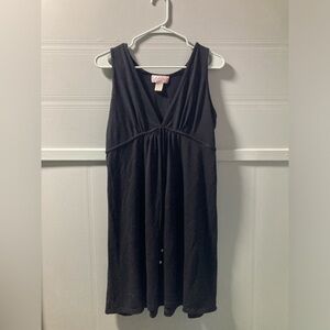 Black Sleeveless Mini Dress